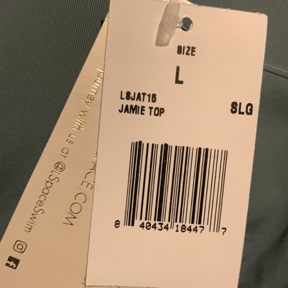 NWT L*SPACE Jamie Bikini Top In Slated Glass - Picture 11 of 13